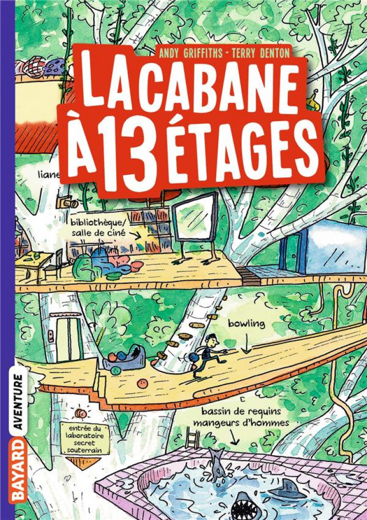 LA CABANE A 13 ETAGES POCHE , TOME 01 - GRIFFITHS/DENTON - BAYARD JEUNESSE